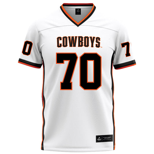 Oklahoma State - NCAA Football : Jack Endean - White Football Jersey