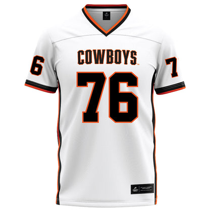 Oklahoma State - NCAA Football : Calvin Harvey - White Football Jersey