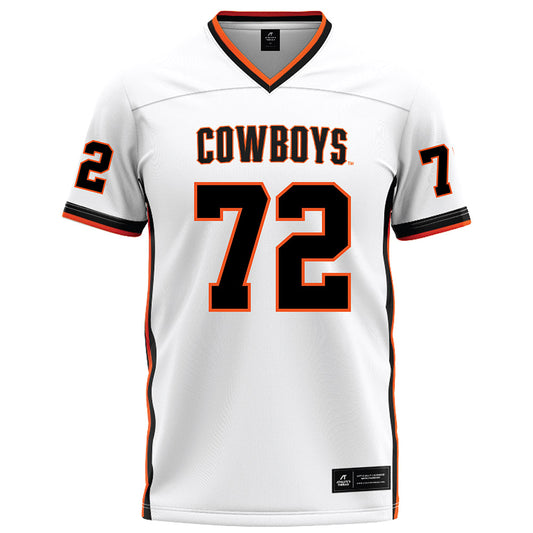 Oklahoma State - NCAA Football : Isaia Glass - White Football Jersey