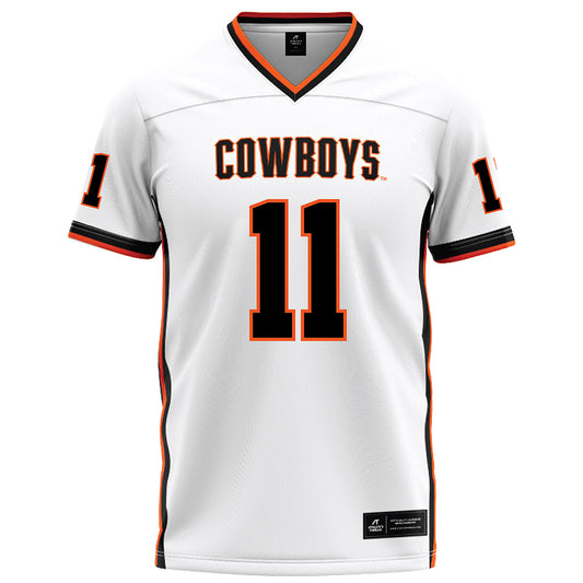 Oklahoma State - NCAA Football : Tabry Shettron - White Football Jersey