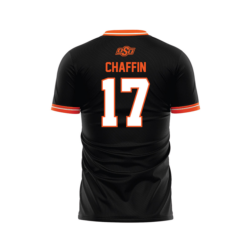 Oklahoma State - NCAA Women's Soccer : Summer Chaffin - Black Soccer Jersey