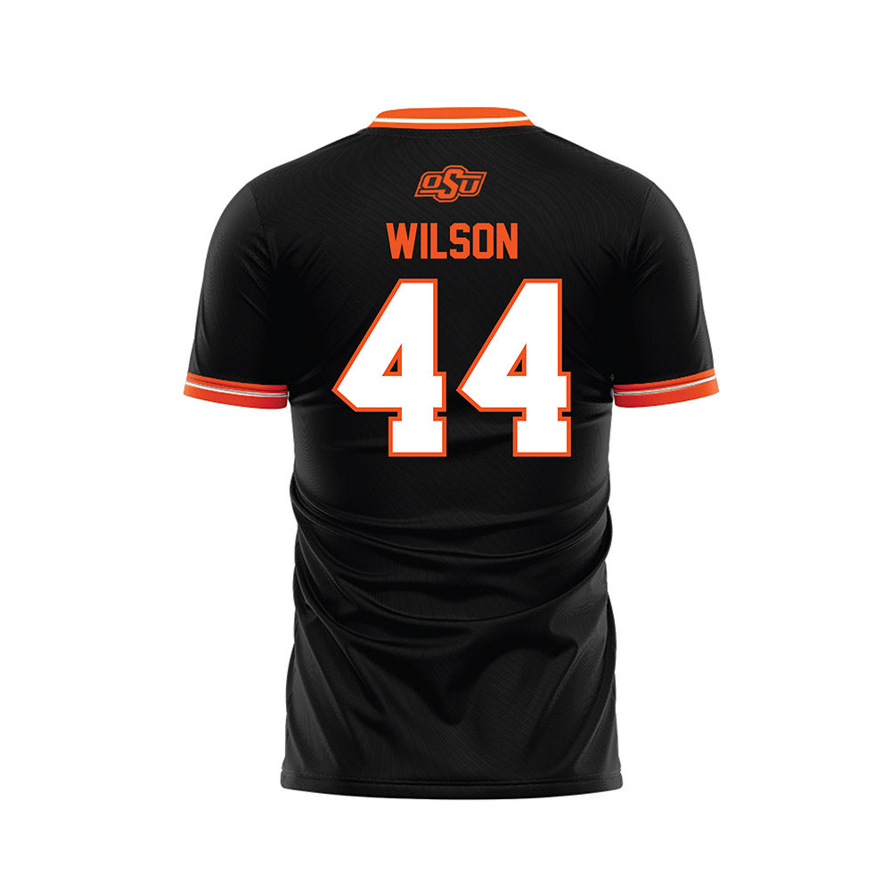 Oklahoma State - NCAA Women's Soccer : Kynlie Wilson - Black Soccer Jersey