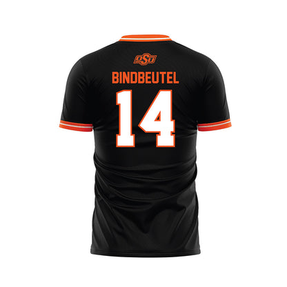 Oklahoma State - NCAA Women's Soccer : Gracie Bindbeutel - Black Soccer Jersey