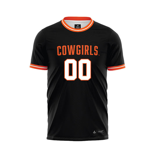 Oklahoma State - NCAA Women's Soccer : Caroline Dill - Black Soccer Jersey-0