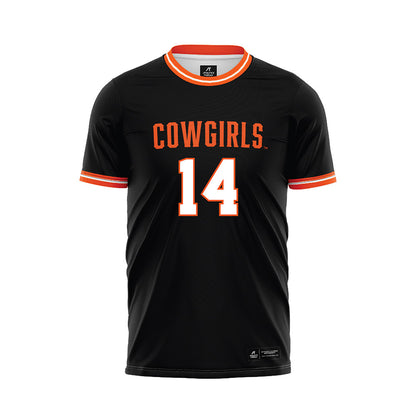 Oklahoma State - NCAA Women's Soccer : Gracie Bindbeutel - Black Soccer Jersey