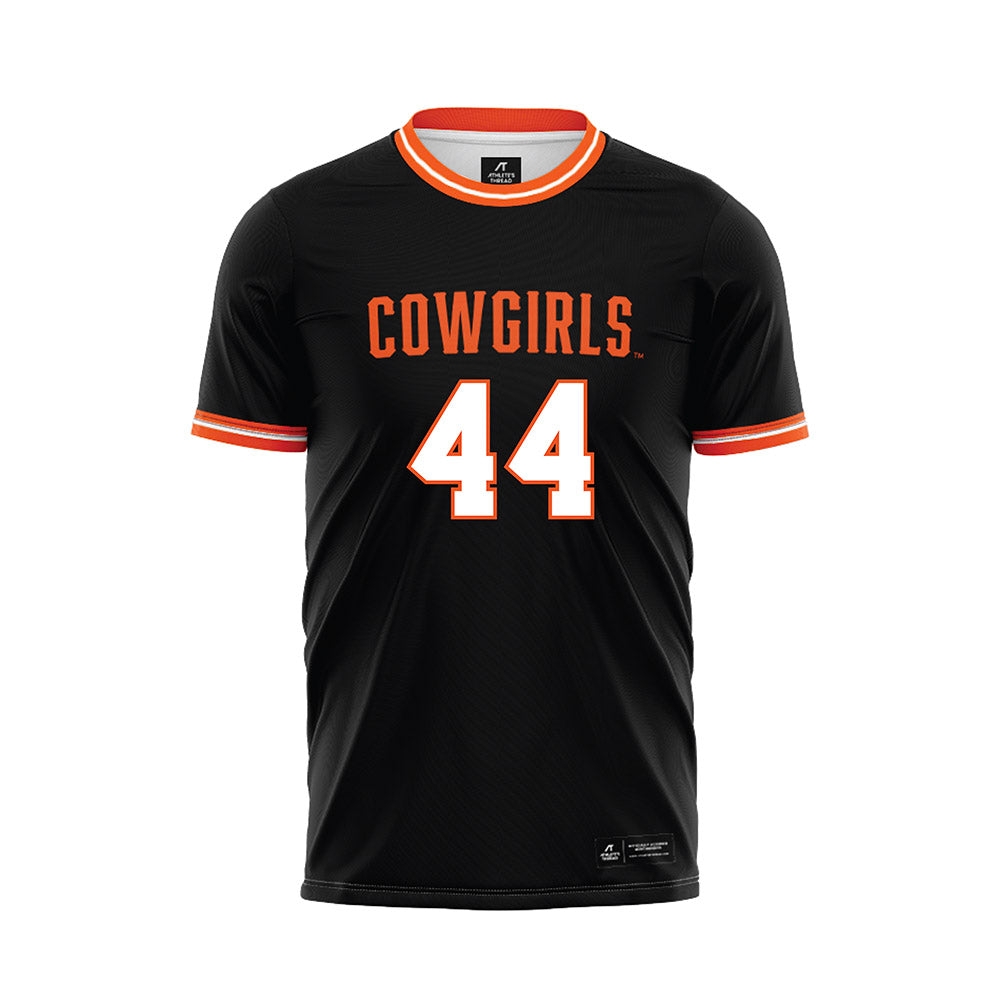 Oklahoma State - NCAA Women's Soccer : Kynlie Wilson - Black Soccer Jersey