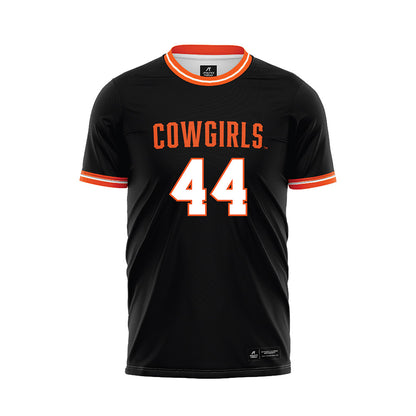 Oklahoma State - NCAA Women's Soccer : Kynlie Wilson - Black Soccer Jersey