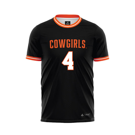 Oklahoma State - NCAA Women's Soccer : Shyann Mcclary - Black Soccer Jersey