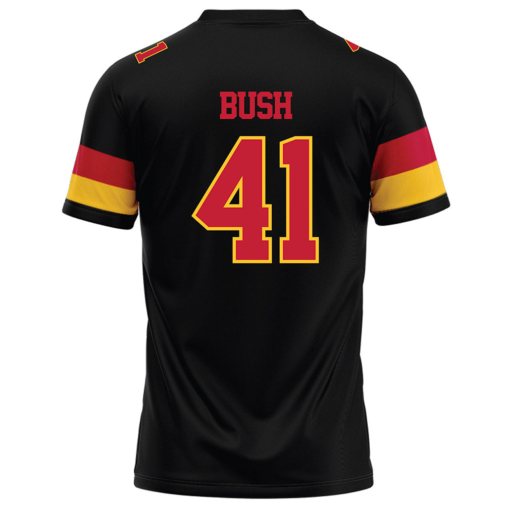 Ferris State - NCAA Football : Michael Bush - Black Football Jersey-1