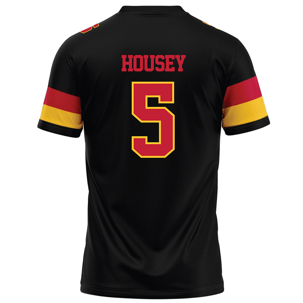 Ferris State - NCAA Football : Jeremiah Housey - Black Football Jersey