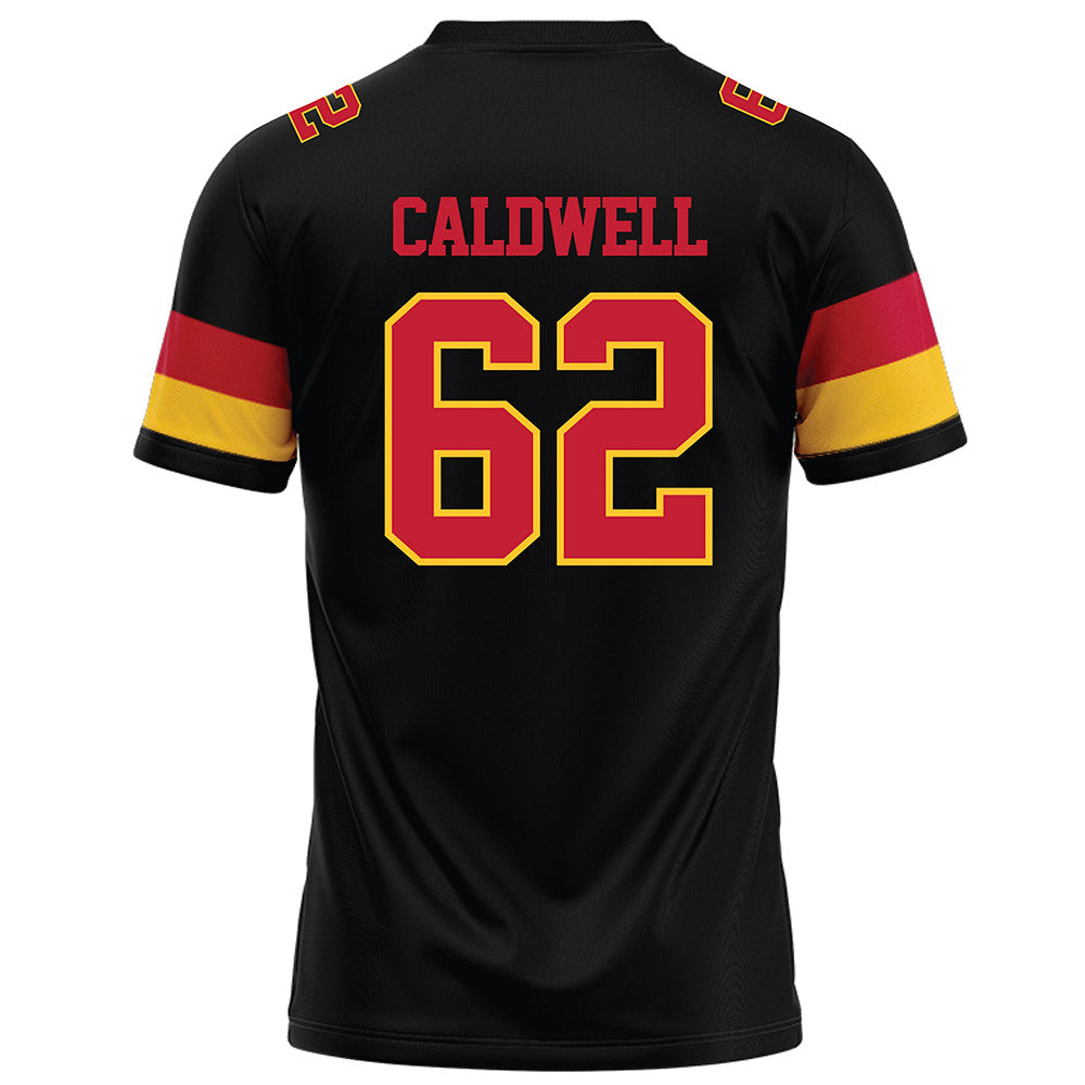 Ferris State - NCAA Football : Kaharri Caldwell - Black Football Jersey-1