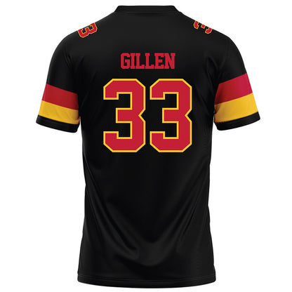 Ferris State - NCAA Football : Coties Gillen - Black Football Jersey-1