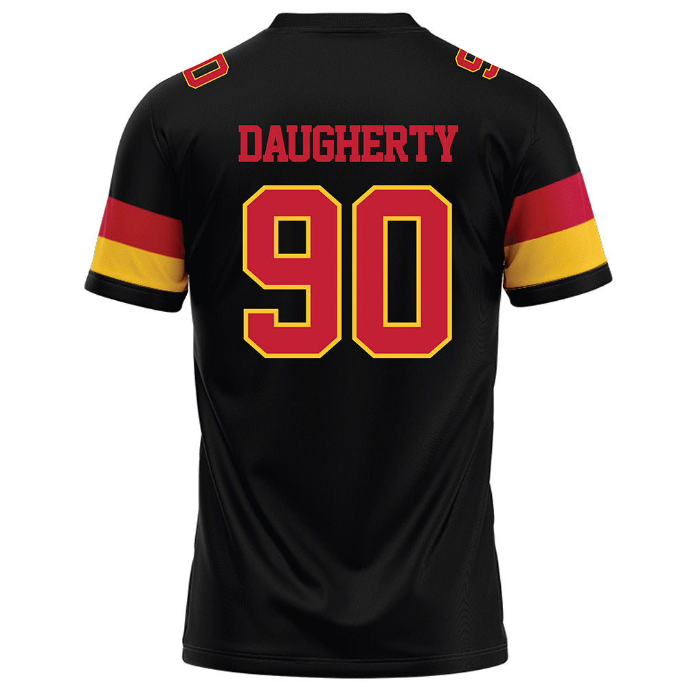 Ferris State - NCAA Football : Royce Daugherty - Black Football Jersey-1