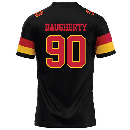 Ferris State - NCAA Football : Royce Daugherty - Black Football Jersey-1