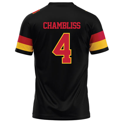 Ferris State - NCAA Football : Trinidad Chambliss - Black Football Jersey