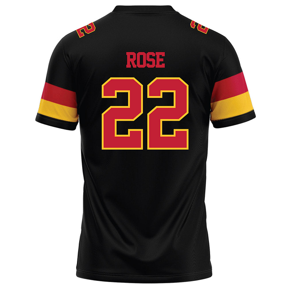 Ferris State - NCAA Football : Brady Rose - Black Football Jersey