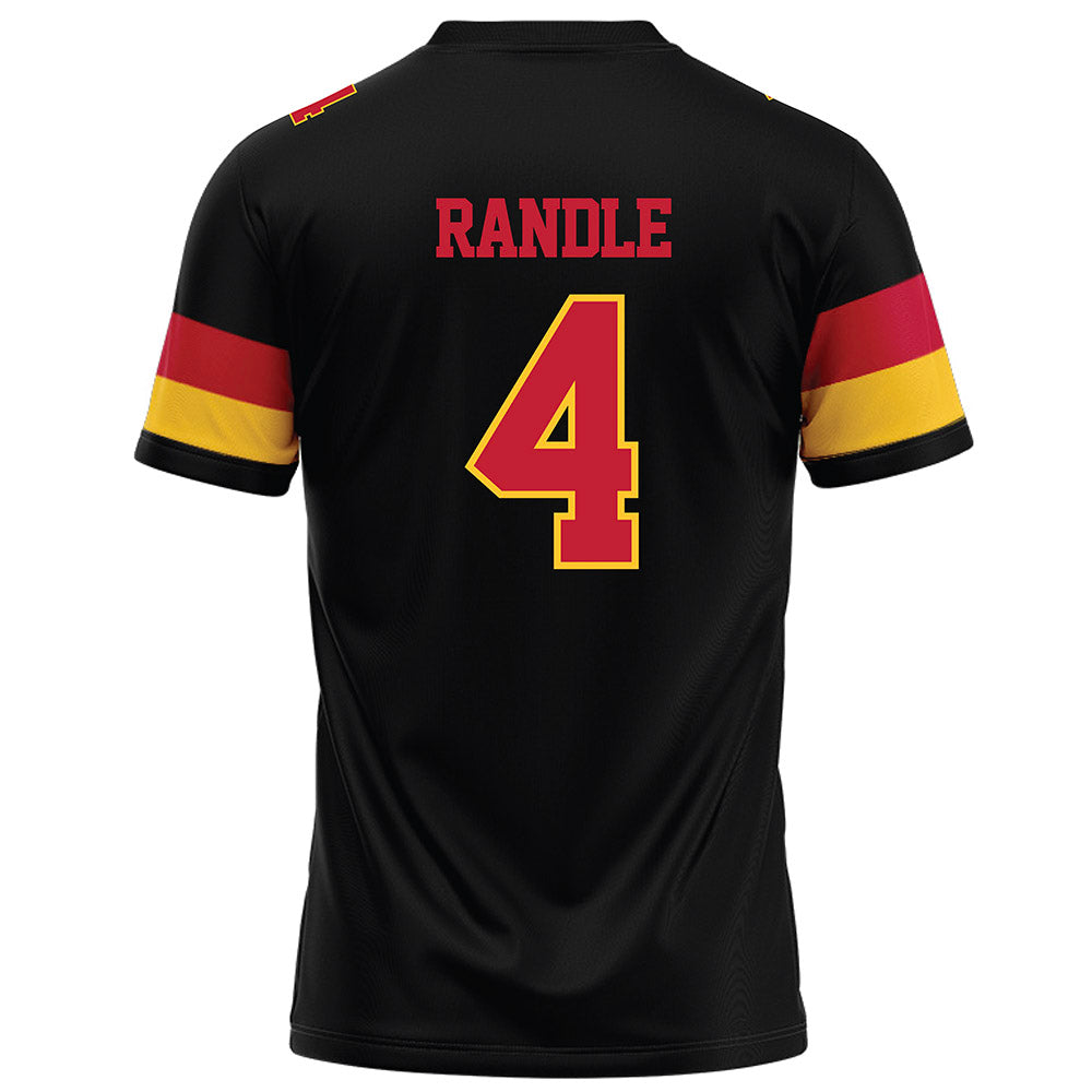 Ferris State - NCAA Football : Tyrin Randle - Black Football Jersey-1