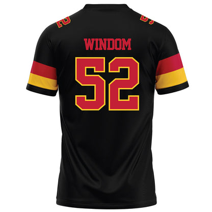 Ferris State - NCAA Football : Jarvis Windom - Black Football Jersey