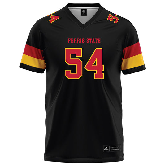 Ferris State - NCAA Football : Jshawn Kennedy - Black Football Jersey-0
