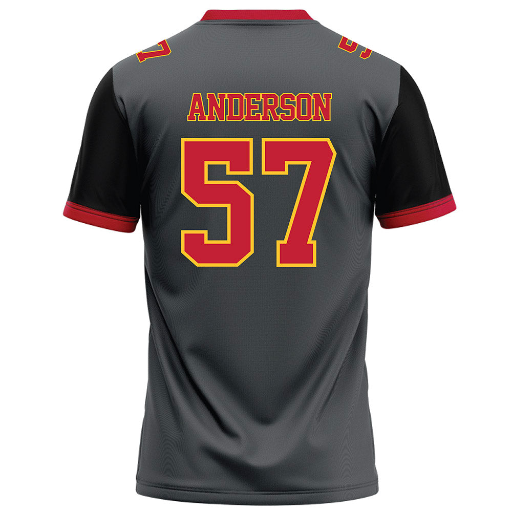 Ferris State - NCAA Football : Derek Anderson - Graphite Football Jersey-1