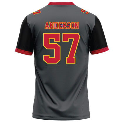 Ferris State - NCAA Football : Derek Anderson - Graphite Football Jersey-1