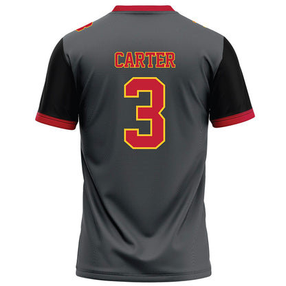 Ferris State - NCAA Football : Chase Carter - Graphite Football Jersey-1