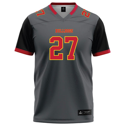 Ferris State - NCAA Football : Ben Sporman - Graphite Football Jersey