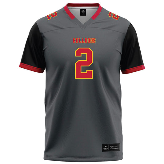 Ferris State - NCAA Football : Tarick Bower - Graphite Football Jersey-0