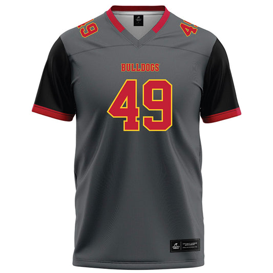 Ferris State - NCAA Football : Maurice Adams Jr - Graphite Football Jersey-0