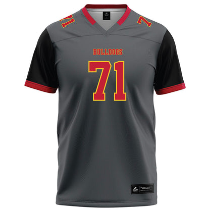 Ferris State - NCAA Football : Matthew Misch - Graphite Football Jersey-0