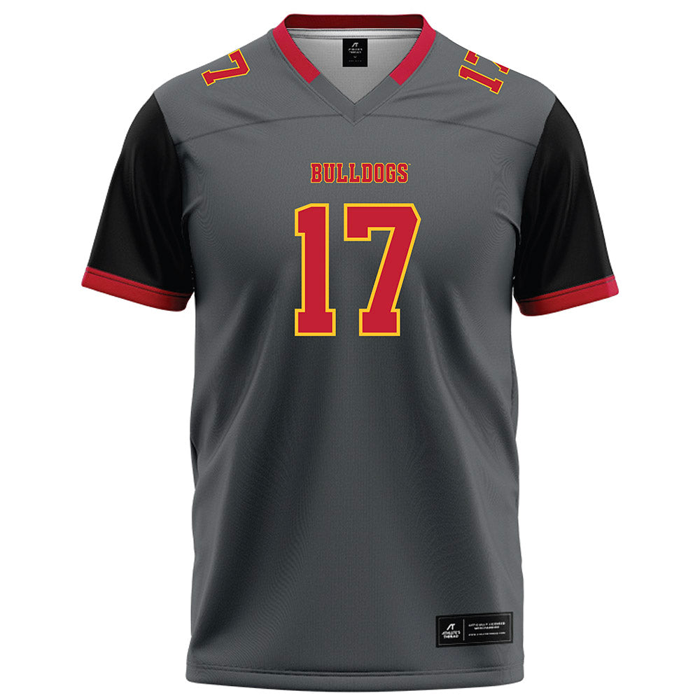 Ferris State - NCAA Football : Quentin Pope - Graphite Football Jersey-0