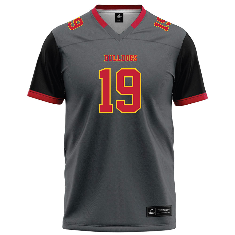 Ferris State - NCAA Football : Zay Byars - Graphite Football Jersey-0