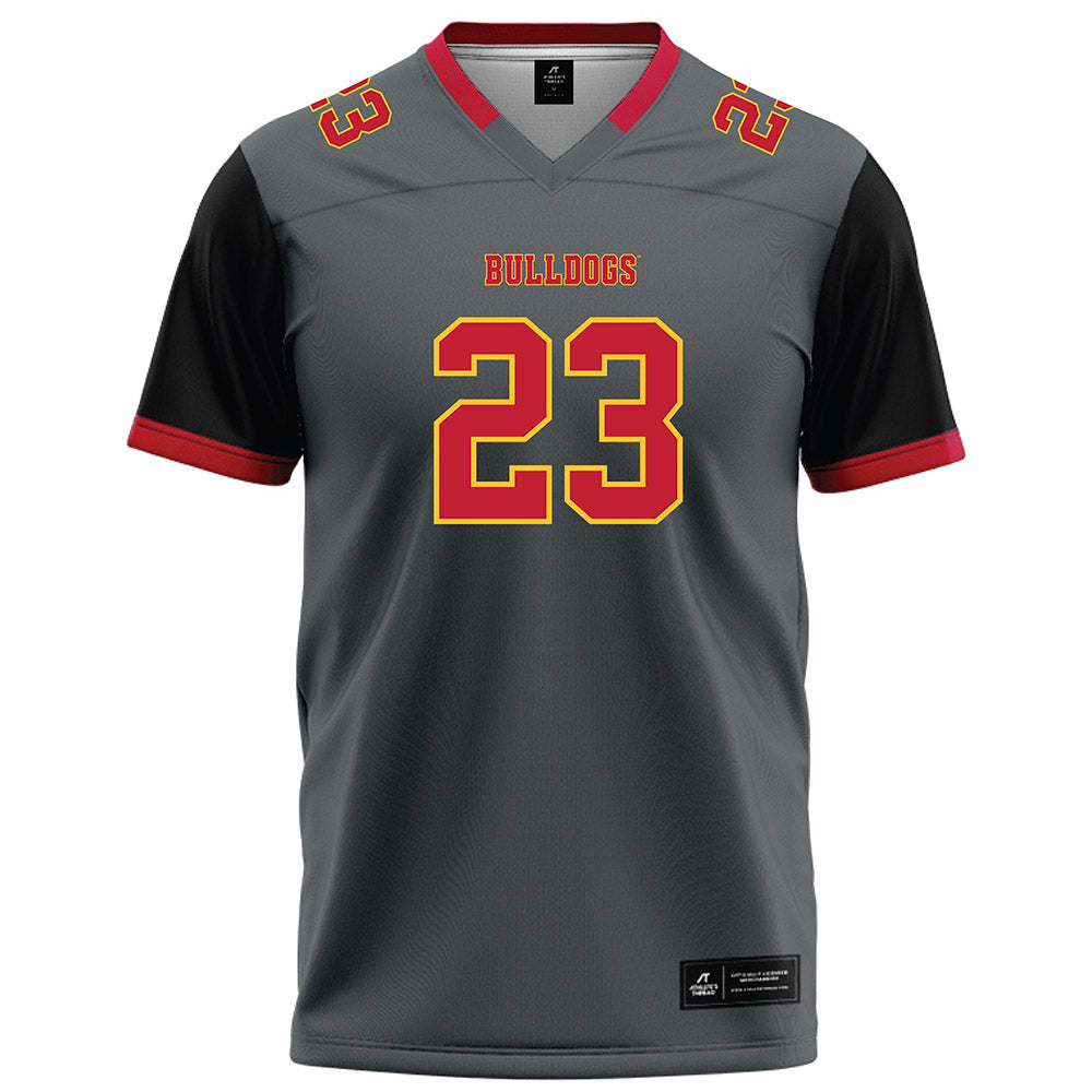 Ferris State - NCAA Football : James Robinson - Graphite Football Jersey-0
