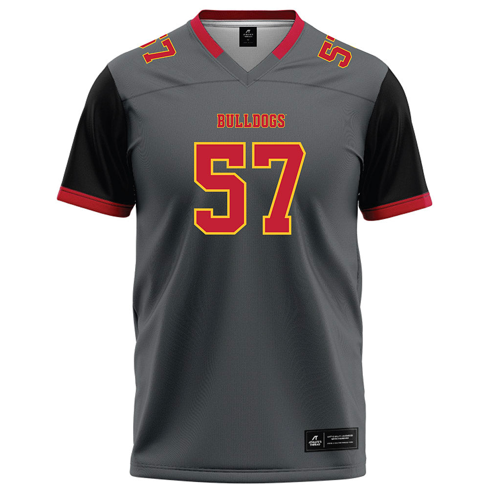 Ferris State - NCAA Football : Derek Anderson - Graphite Football Jersey-0