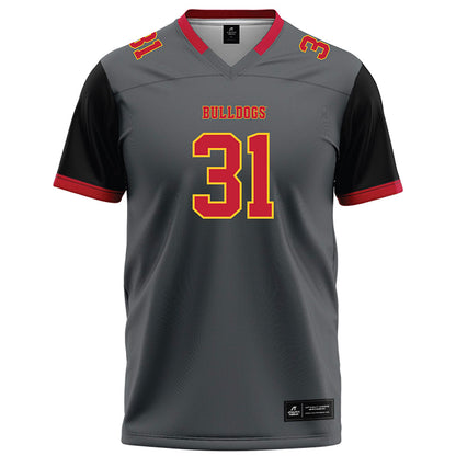 Ferris State - NCAA Football : Ryan Ahern - Graphite Football Jersey-0