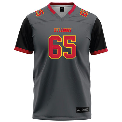 Ferris State - NCAA Football : Cory Pecynski - Graphite Football Jersey-0