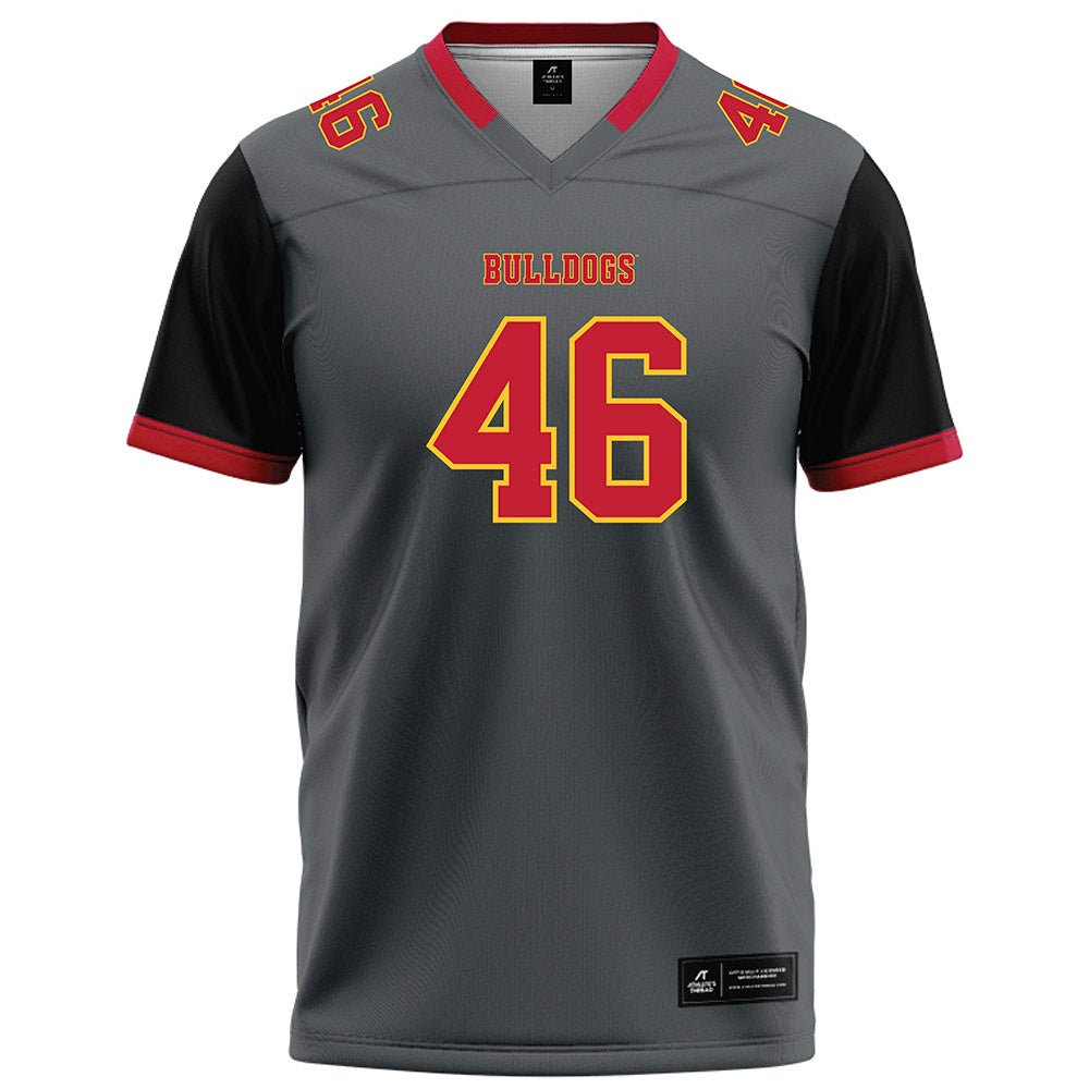 Ferris State - NCAA Football : Ethan Sossen - Graphite Football Jersey