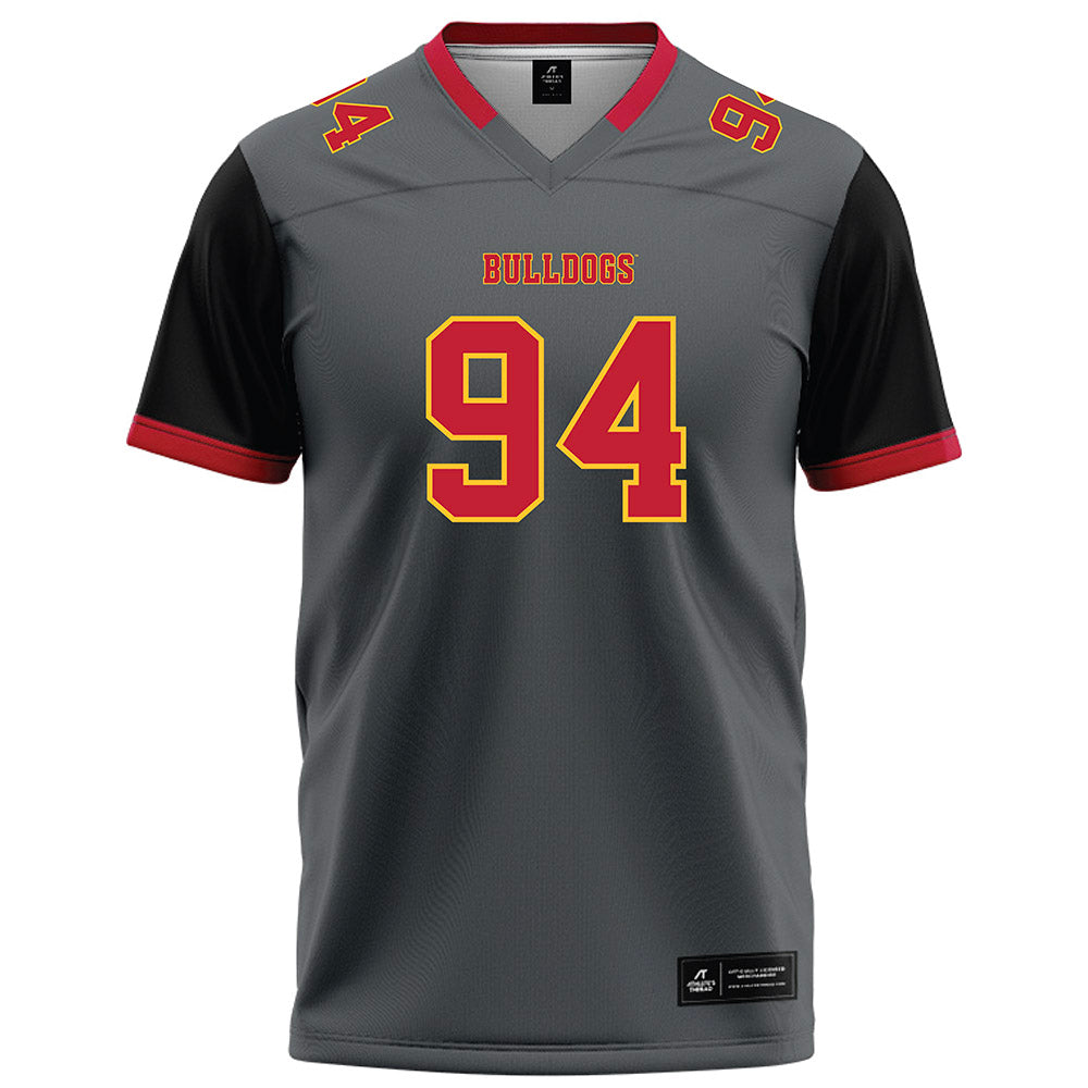Ferris State - NCAA Football : Sio Saipaia - Graphite Football Jersey-0
