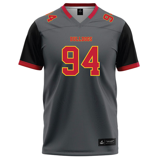 Ferris State - NCAA Football : Sio Saipaia - Graphite Football Jersey-0