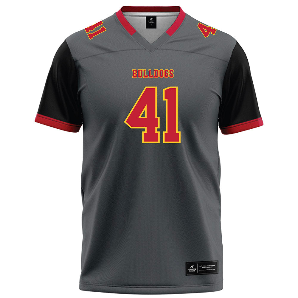 Ferris State - NCAA Football : Michael Bush - Graphite Football Jersey-0