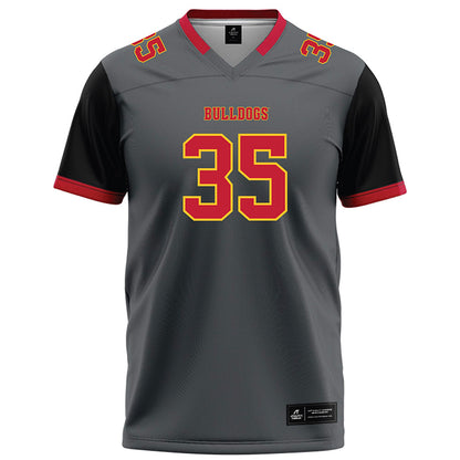 Ferris State - NCAA Football : Jerek Fields - Graphite Football Jersey-0