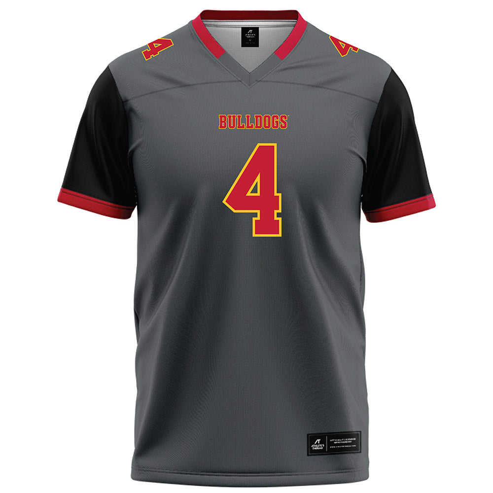 Ferris State - NCAA Football : Justin payoute - Graphite Football Jersey