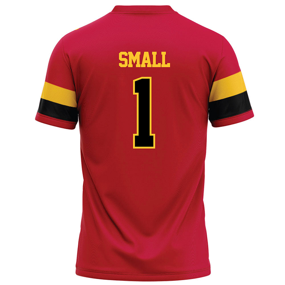 Ferris State - NCAA Football : Deion Small - Red Football Jersey-1