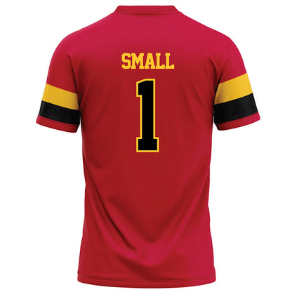 Ferris State - NCAA Football : Deion Small - Red Football Jersey-1