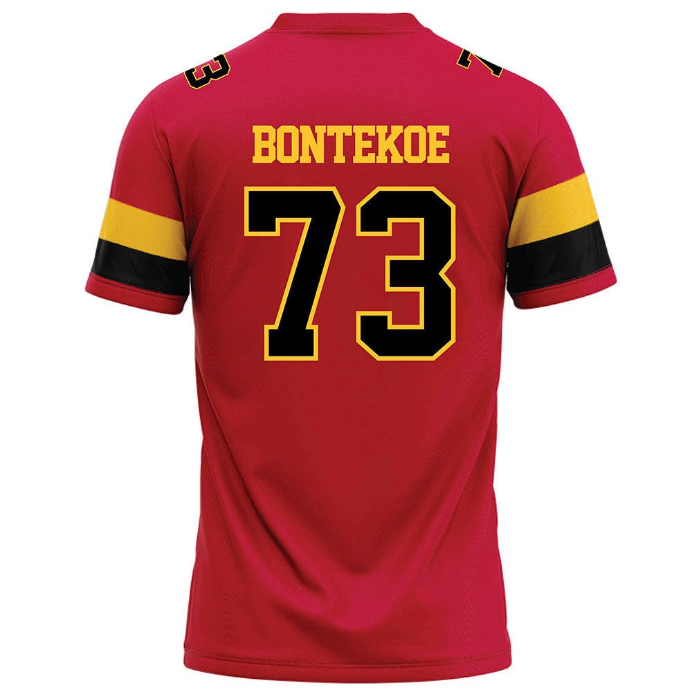 Ferris State - NCAA Football : Mack Bontekoe - Red Football Jersey-1