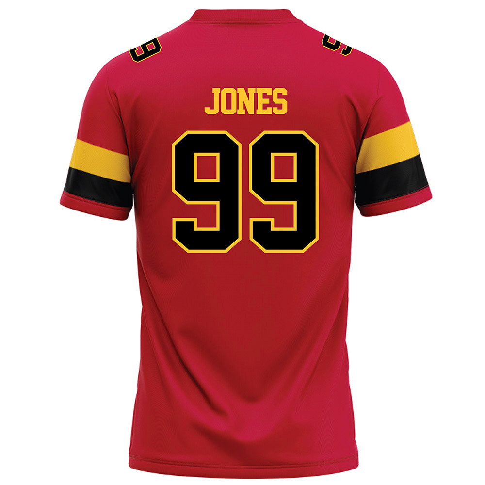 Ferris State - NCAA Football : markee jones - Red Football Jersey-1