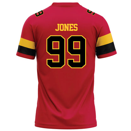 Ferris State - NCAA Football : markee jones - Red Football Jersey-1