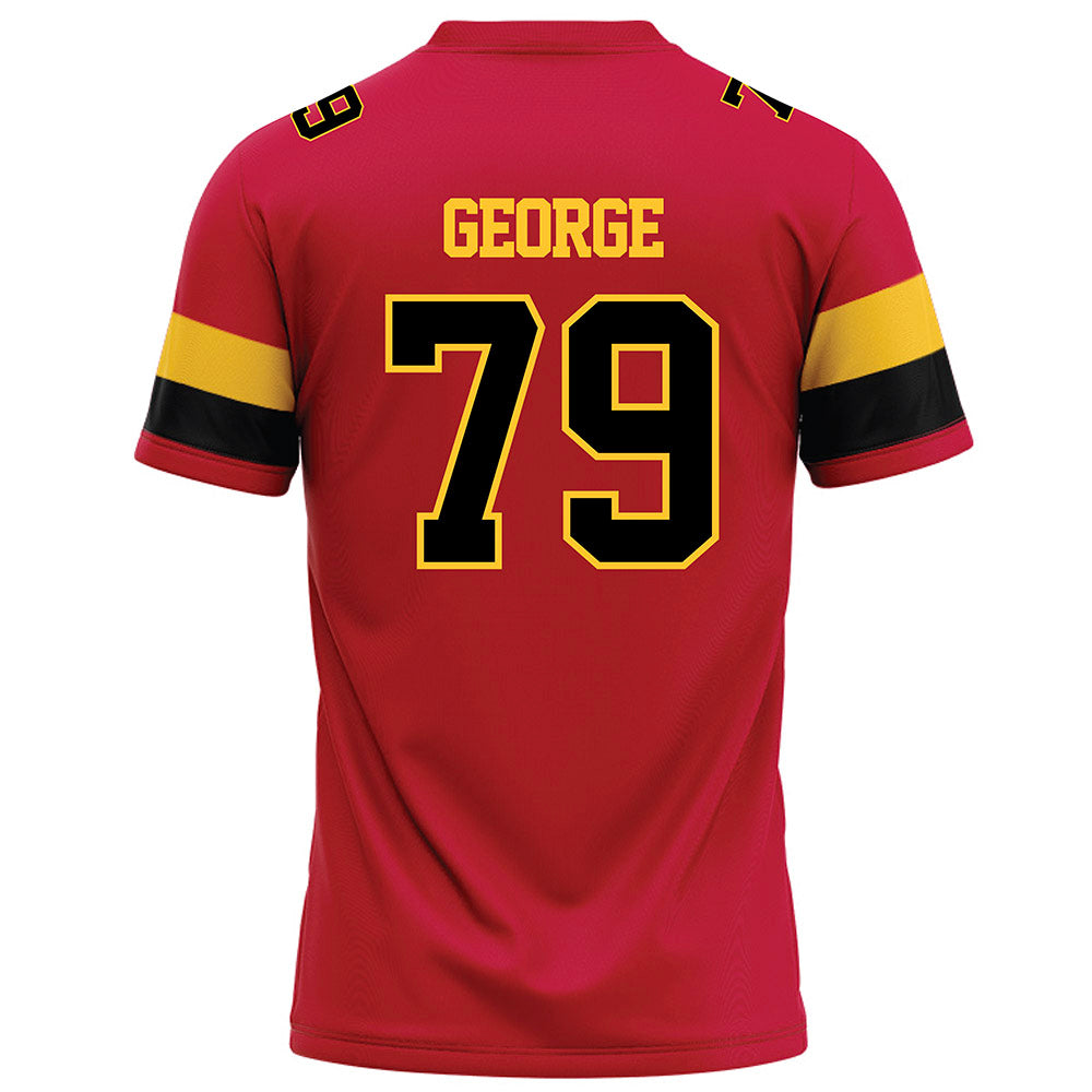 Ferris State - NCAA Football : Bryce George - Red Football Jersey-1