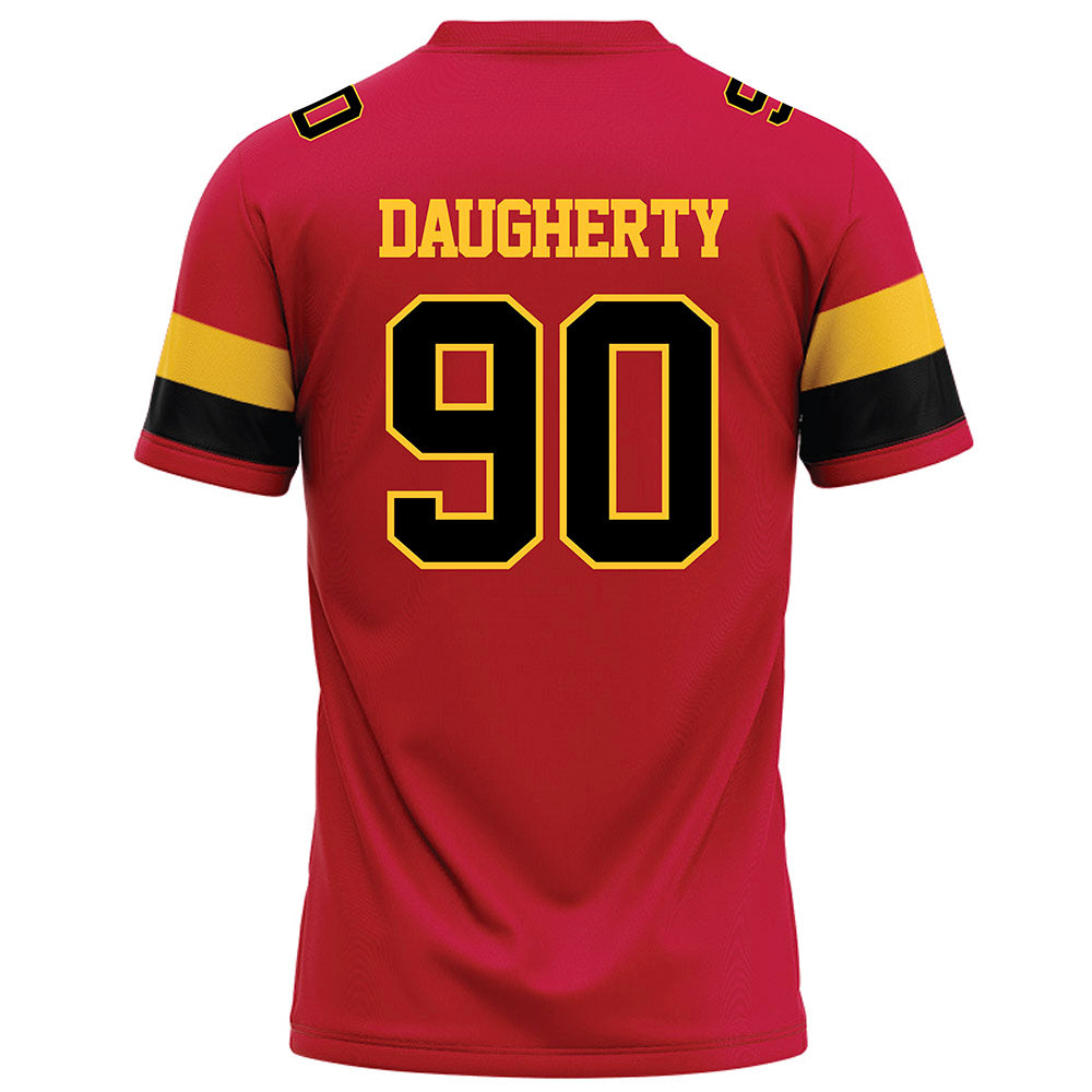 Ferris State - NCAA Football : Royce Daugherty - Red Football Jersey-1