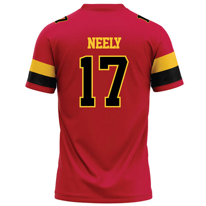 Ferris State - NCAA Football : Dakari Neely - Red Football Jersey-1